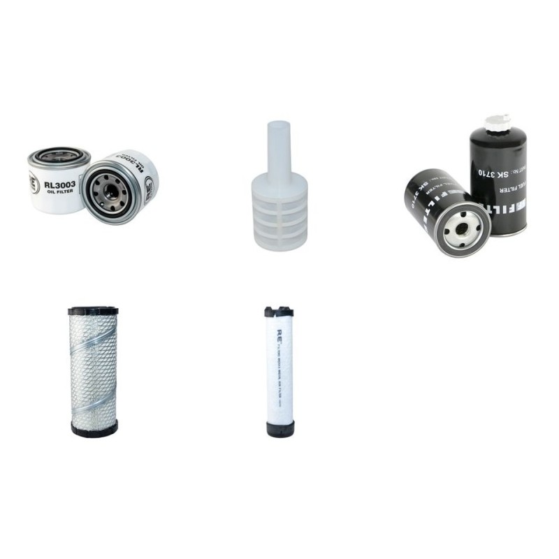 NEUSON 2001 S Filter Service Kit Air Oil Fuel Filters w/Yanmar 3TNV82AR Eng.   YR  2012-