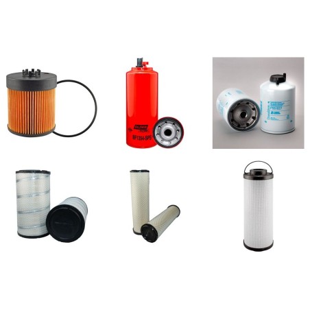 NEUSON 242 HVT Filter Service Kit w/JOHN DEERE 6068HF485 Eng.