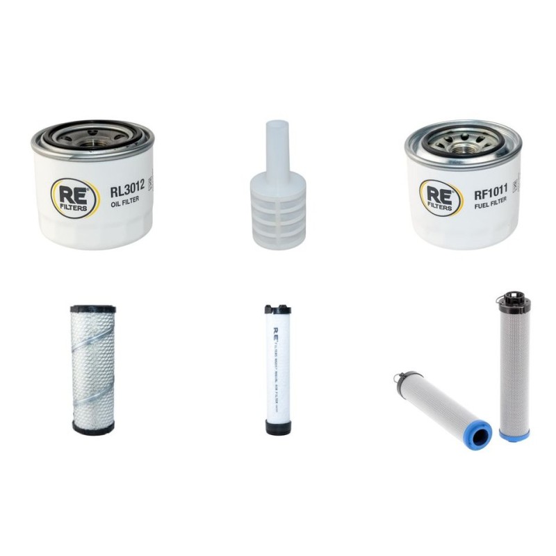 NEUSON 2503 RD Filter Service Kit w/Yanmar 3Tnv88 Eng. 2005-