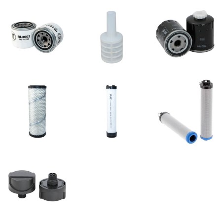 NEUSON 2503 RDV Filter Service Kit w/Yanmar 3Tnv88-Psns Eng. 2009-