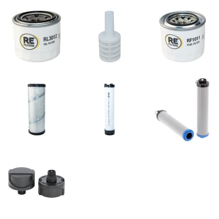 NEUSON 3003 RD Filter Service Kit w/Yanmar 3Tnv88 Eng. 2004-
