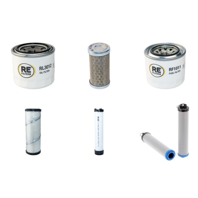 NEUSON 3503 RDV Filter Service Kit w/Yanmar 4Tne88 Eng. SN AD00757-2003-