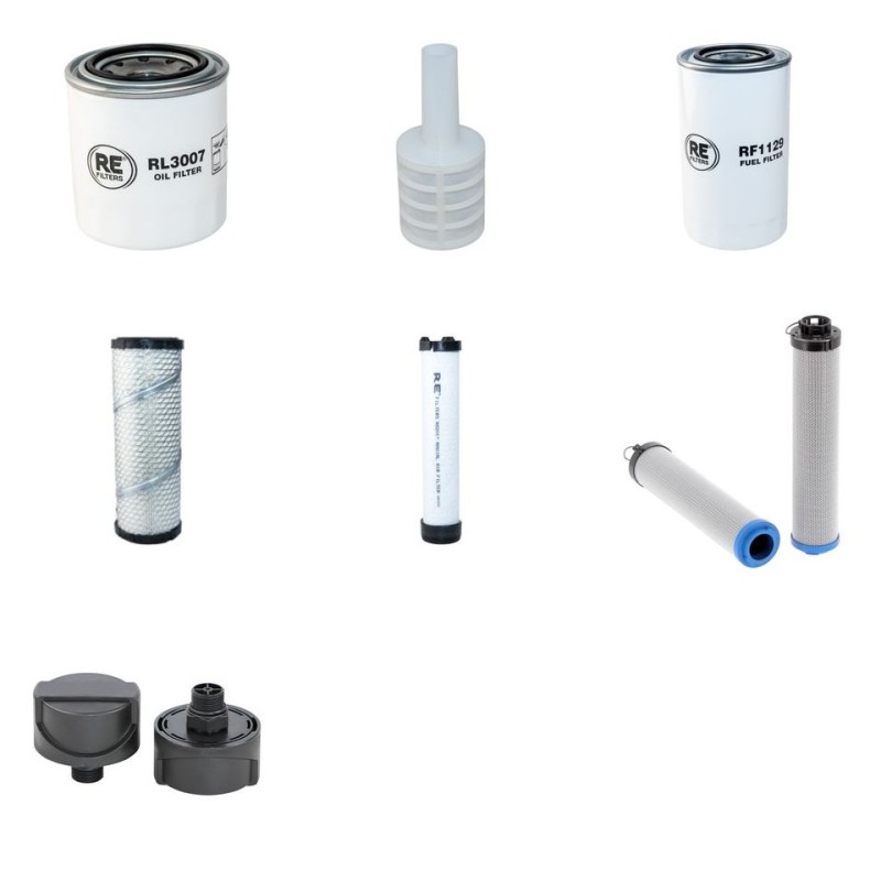 NEUSON 38 Z 3 RD Filter Service Kit w/Yanmar 3Tnv88Pns Eng. SN -AE028032006-