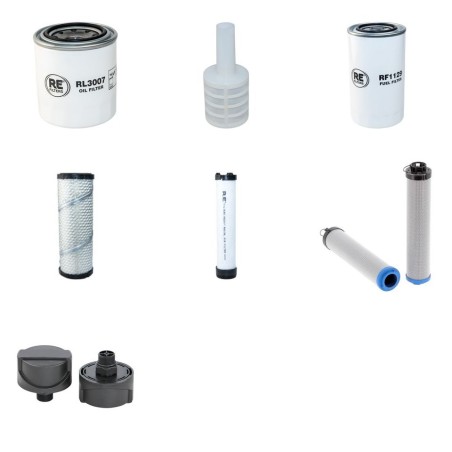 NEUSON 38 Z 3 RD Filter Service Kit w/Yanmar 3Tnv88Pns Eng. SN -AE028032006-