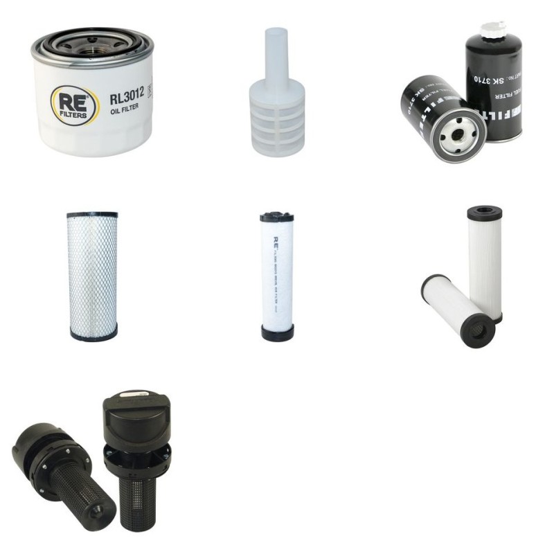 NEUSON 4001 S Filter Service Kit w/Yanmar 4TNV88BKNSV Eng. SN  AB41192D- YR  2007-
