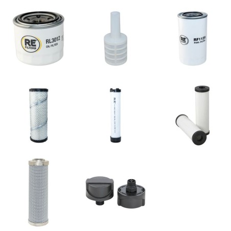 NEUSON 501 S Filter Service Kit w/Yanmar 3Tnv88 Eng. 2005-