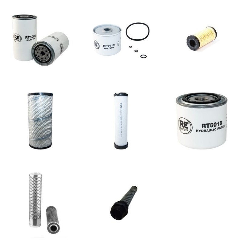 NEUSON 6001 Filter Service Kit w/Perkins 1104C-44 Eng.