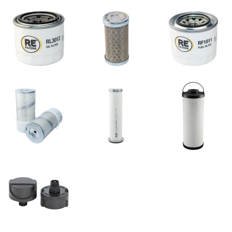 NEUSON 6002 RD/RDV Filter Service Kit w/Yanmar 4Tne98Nsr Eng. 2000-