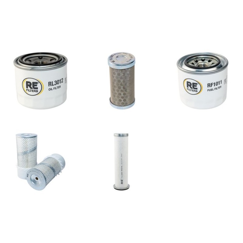 NEUSON 6002 RD/RDV Filter Service Kit Air Oil Fuel Filters w/Yanmar 4TNE98NSR Eng.   YR  2000-