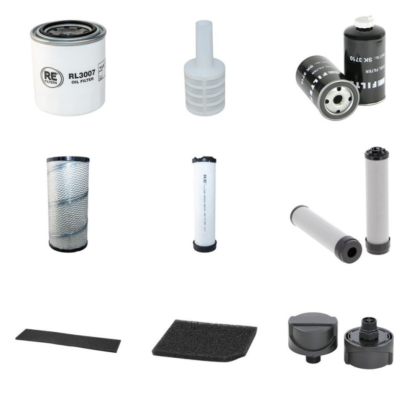 NEUSON 6503 RDV/WD Filter Service Kit w/Yanmar 4TNV98-ZVNS Eng. SN  AH00611- YR  2008-