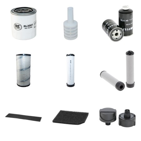 NEUSON 6503 RDV/WD Filter Service Kit w/Yanmar 4TNV98-ZVNS Eng. SN  AH00611- YR  2008-