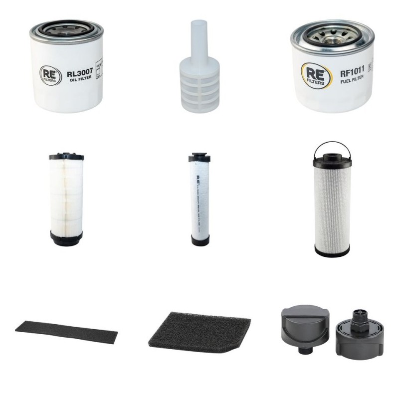 NEUSON 6503 RDV/WD Filter Service Kit w/Yanmar 4TNV98-VNS Eng. SN  -AD07187 YR  2006-