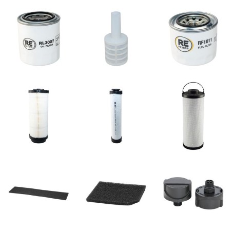 NEUSON 6503 RDV/WD Filter Service Kit w/Yanmar 4TNV98-VNS Eng. SN  -AD07187 YR  2006-