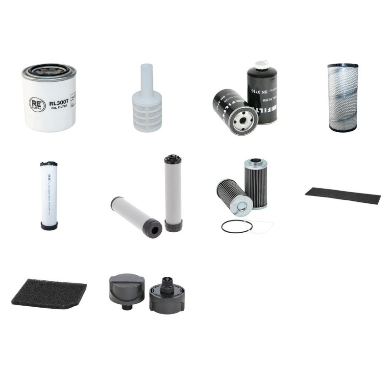 NEUSON 6503-2 Filter Service Kit w/Yanmar 4TNV98-ZVNS Eng. SN  AJ00708- YR  2010-