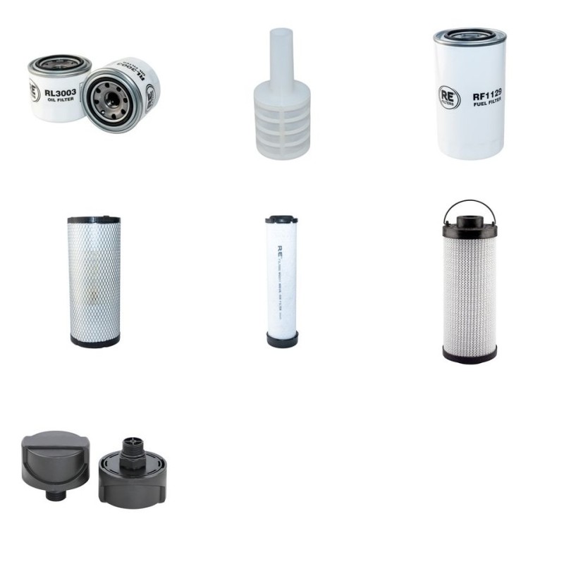 NEUSON 701 SP Filter Service Kit w/Yanmar 4TNV84-ZKNSS Eng.   YR  2010-