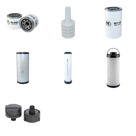NEUSON 701 SP Filter Service Kit w/Yanmar 4TNV84-ZKNSS Eng.   YR  2010-