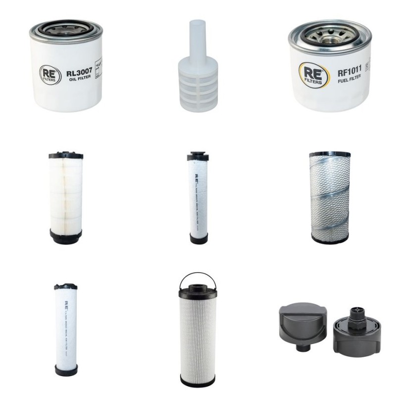 NEUSON 75 Z-3 Filter Service Kit w/Yanmar 4Tnv98V Eng. 2005-