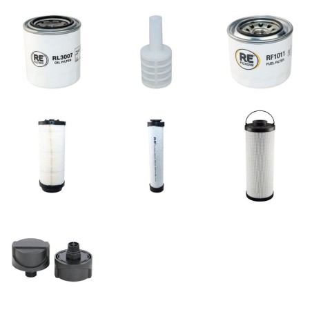 NEUSON 8003 RD/RDV Filter Service Kit w/Yanmar 4Tnv98V Eng. 2005-