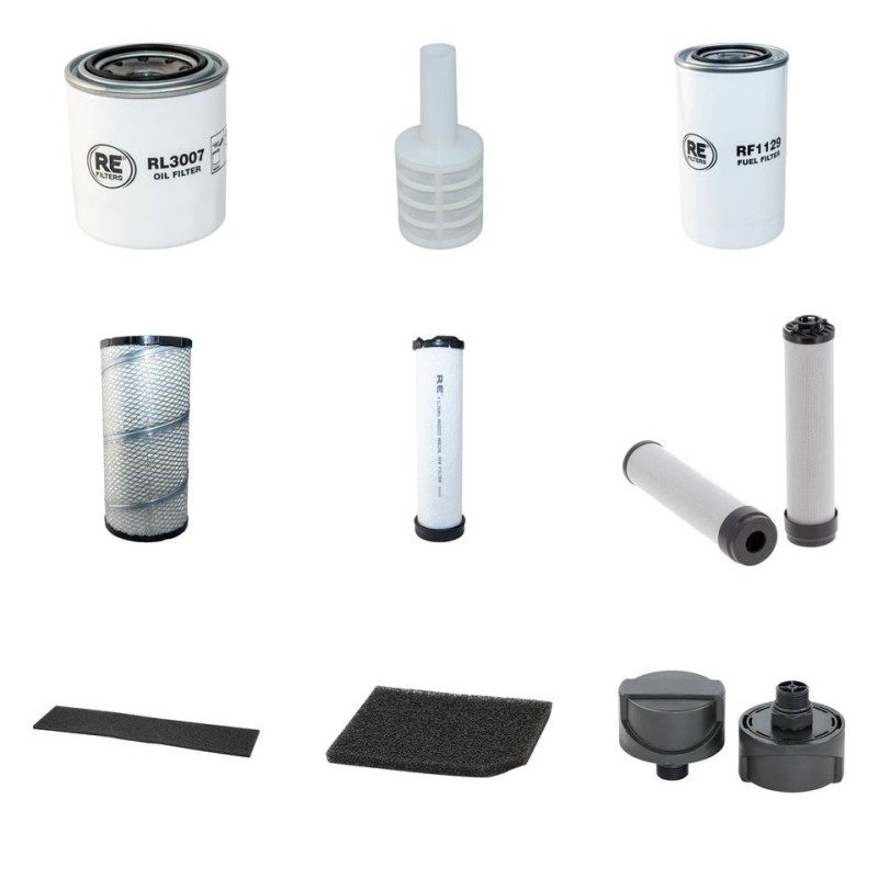 NEUSON 8003 SMALL TURN Filter Service Kit w/Yanmar 4TNV98-ZVNS Eng.   YR  2008-