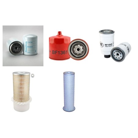 NEW HOLLAND 7530 Filter Service Kit Air Oil Fuel Filters w/NEW HOLLAND 331CID Eng.