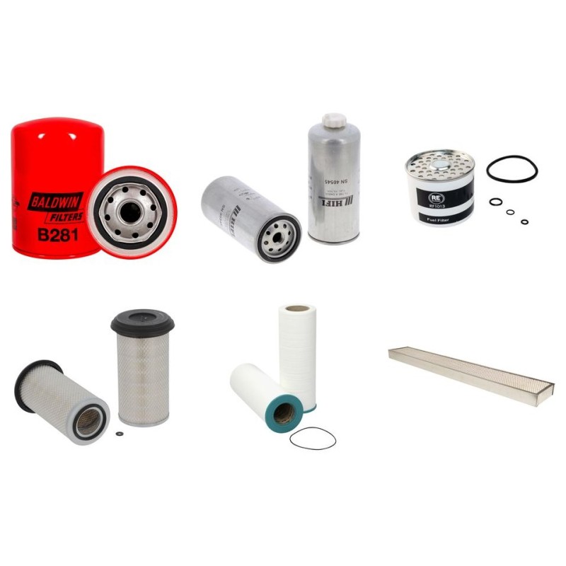 Filter kit for New Holland 8030 with Ford Engine