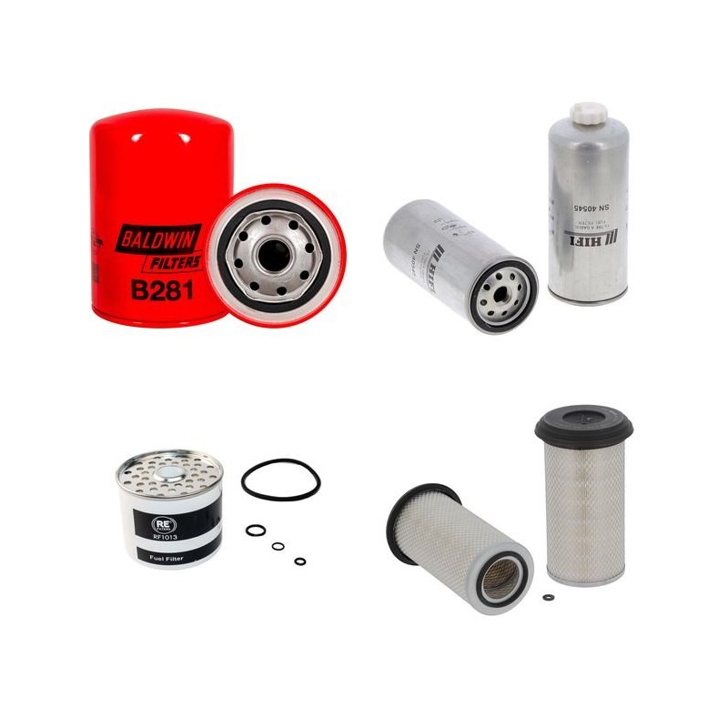 Filter kit for New Holland 8030 Air Oil Fuel Filters with Ford Engine