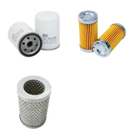 Filter kit for New Holland CM274 Air Oil Fuel Filters with Perkins Engine 27 CH