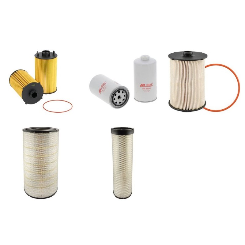Filter kit for New Holland CR8070 with FPT F2CFE613A-A Engine Year 2013- 701