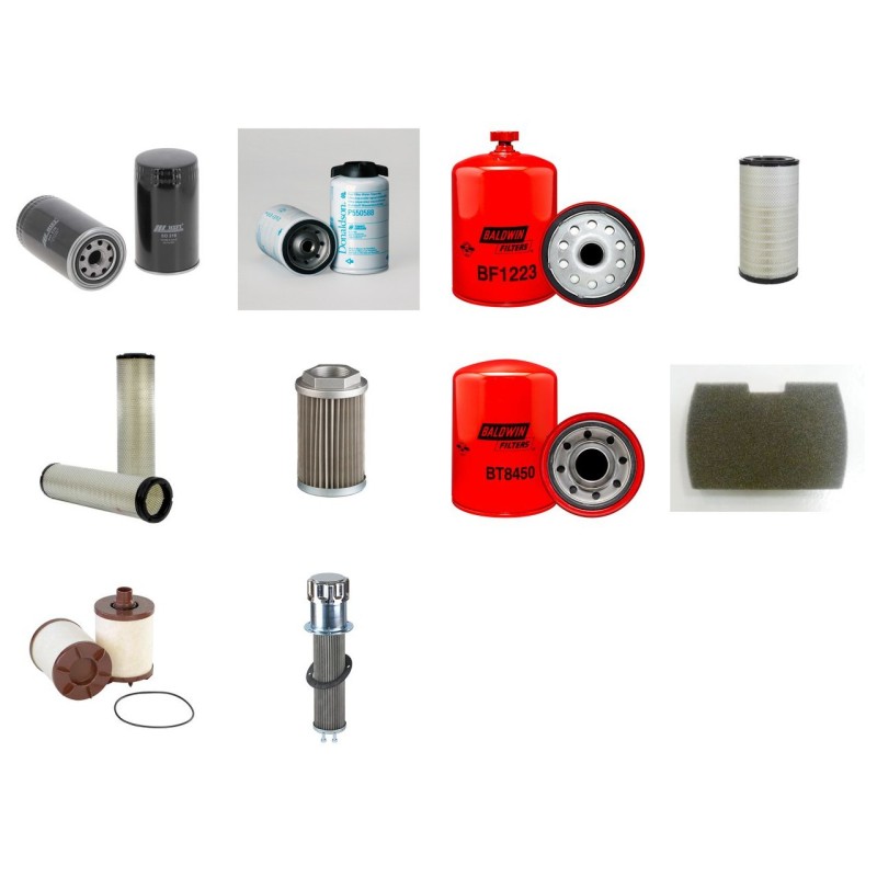 Filter kit for New Holland CS640 with New Holland Engine