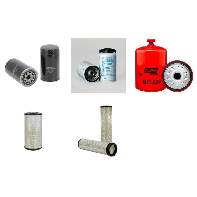 Filter kit for New Holland CS640 with New Holland Engine
