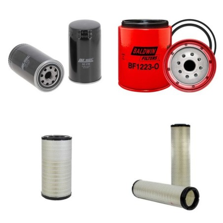 NEW HOLLAND CX 740 Filter Service Kit Air Oil Fuel Filters w/NEW HOLLAND  Eng.   YR  2002-