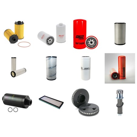 NEW HOLLAND CX 8080 Filter Service Kit w/Iveco CURSOR9 Eng.   YR  2007- 364 CH
