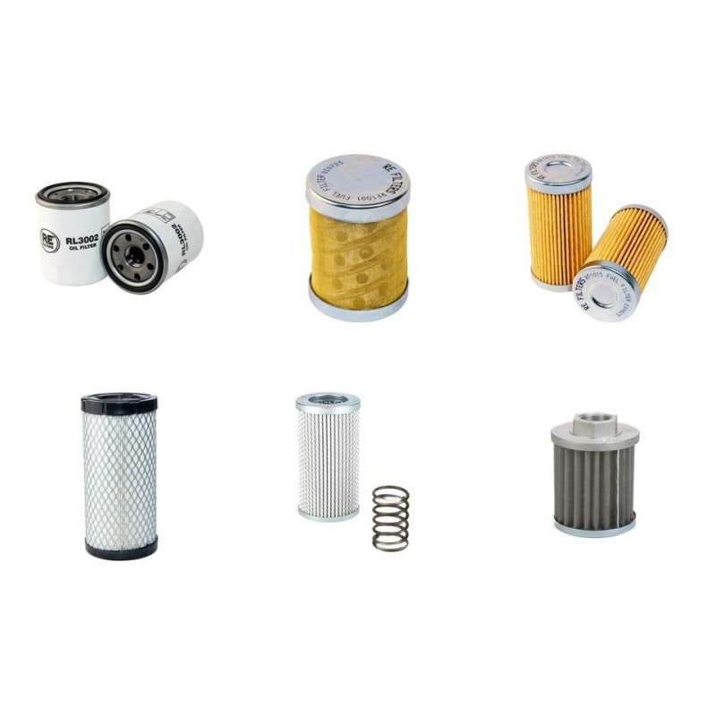 NEW HOLLAND E 16 B Filter Service Kit w/Mitsubishi L3E-W231Kbs Eng. 2009-