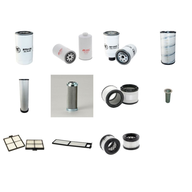NEW HOLLAND E 215 B Filter Service Kit w/CNH 667TA/MEG Eng.   YR  2007-