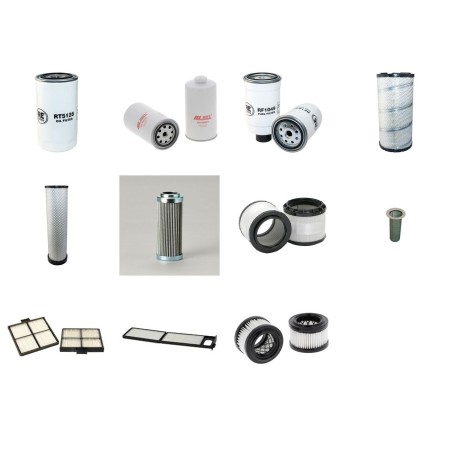 Filter kit for New Holland E215B with CNH 667TA/MEG Engine Year 2007-