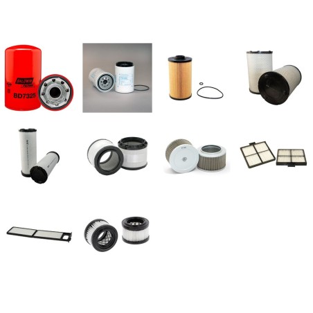 NEW HOLLAND E 215 B SR Filter Service Kit w/HINO J05EAT Eng.   YR  2008-