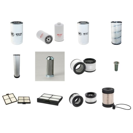 Filter kit for New Holland E215C with FPT F4HFE613S Engine Year 2012- TIER IV