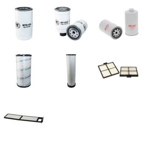 NEW HOLLAND E 245 B Filter Service Kit w/CNH 667TA/MEG Eng.   YR  2007-