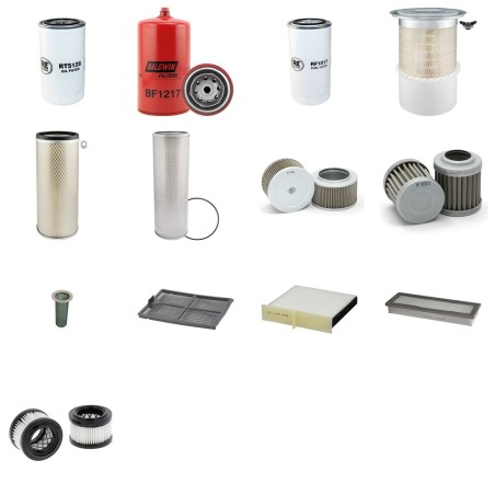 NEW HOLLAND E 305 LC Filter Service Kit w/Iveco-Cummins  Eng.   YR  2006-