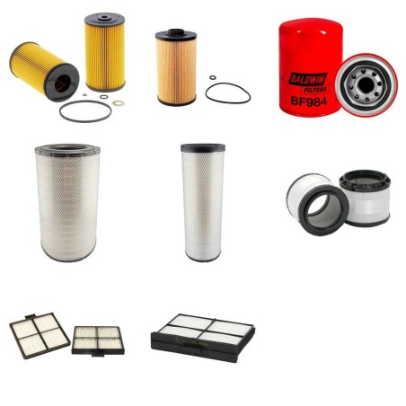 NEW HOLLAND E 485 C Filter Service Kit w/HINO P11C Eng.   YR  2014