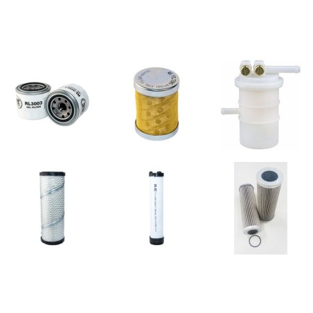 Filter kit for New Holland EC25 with Mitsubishi Engine Year 2001