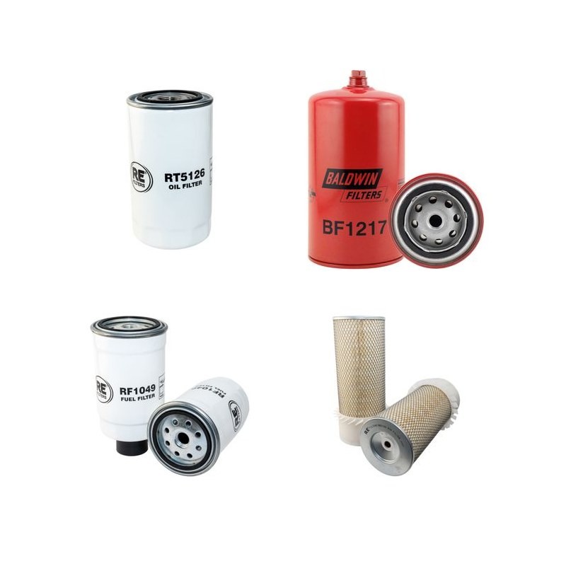 Filter kit for New Holland EX08K Air Oil Fuel Filters with Iveco Engine