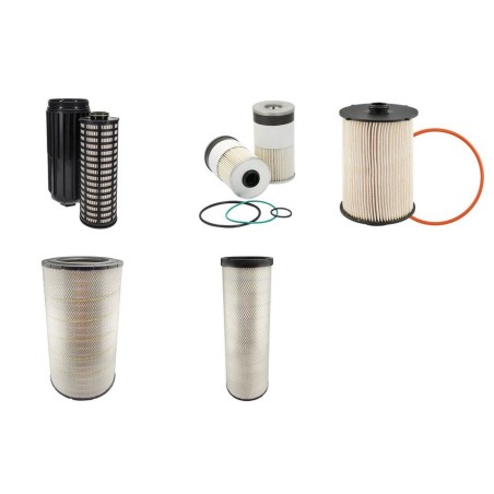 Filter kit for New Holland FR500 with FPT Cursor13 Engine