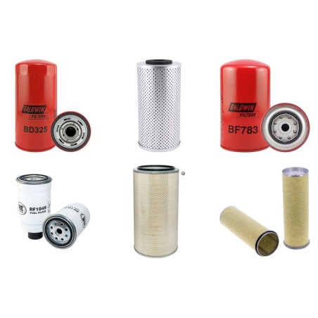Filter kit for New Holland FX375 with Iveco Engine