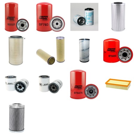 NEW HOLLAND FX 38 Filter Service Kit w/Iveco F3A Eng. SN  083001-217999 YR  01.95- 386 CH