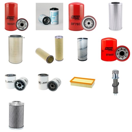 NEW HOLLAND FX 48 Filter Service Kit w/Iveco F3A Eng. SN  083001-217999 YR  01.95- 386 CH
