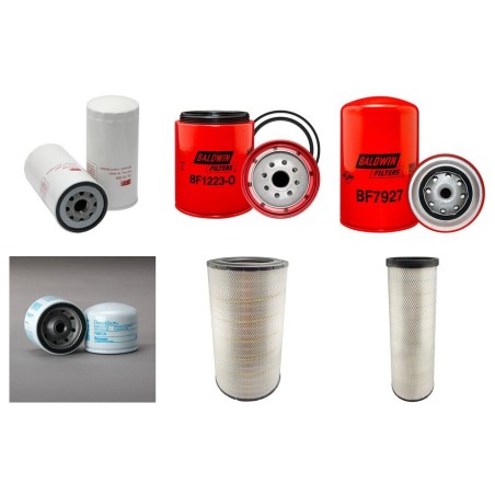 NEW HOLLAND FX 48 Filter Service Kit Air Oil Fuel Filters w/Iveco  Eng. SN  218001-