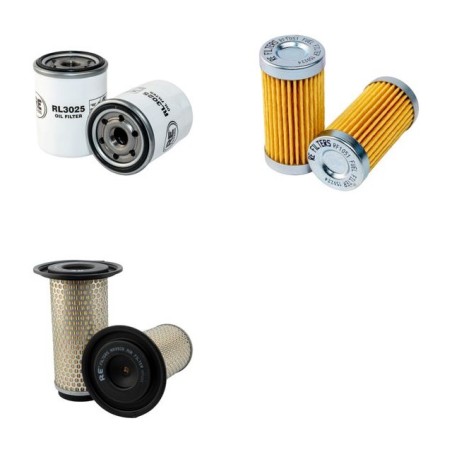 Filter kit for New Holland GT65 Air Oil Fuel Filters with Shibaura Engine 14 CH