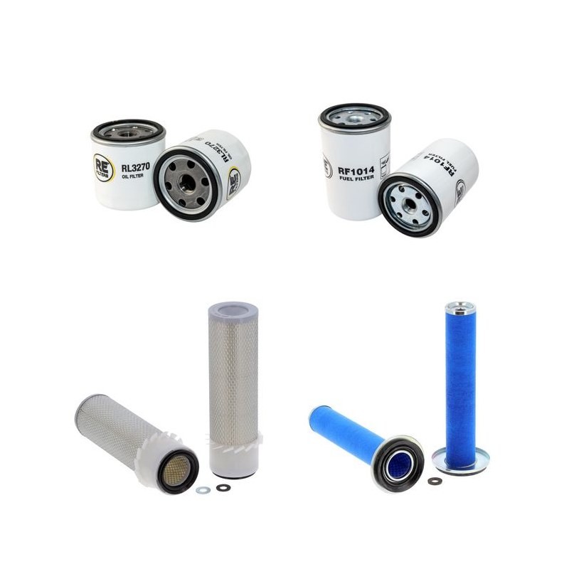 NEW HOLLAND L 445 Filter Service Kit Air Oil Fuel Filters w/Deutz F2L511/F2L411 Eng.