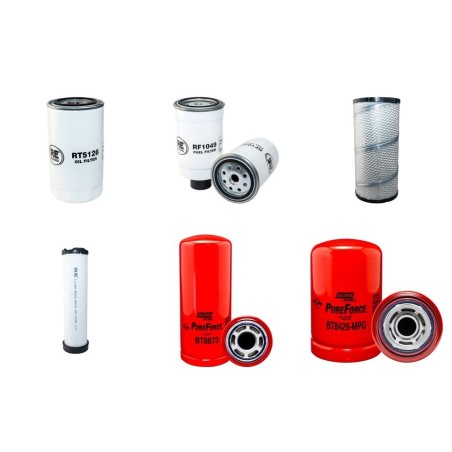 NEW HOLLAND LM 1333 TURBO Filter Service Kit w/CNH F4B Eng.   YR  01.05-